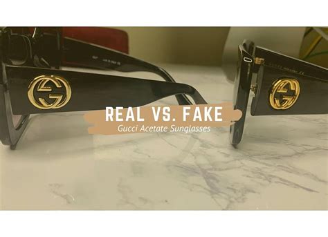 how can you tell if gucci sunglasses are fake